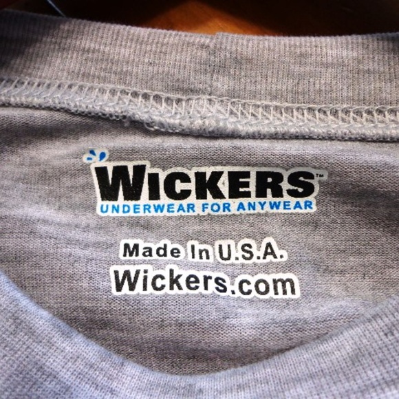 T-Shirt W's Sz S NWOT WICKERS Gray Heather - Picture 7 of 8
